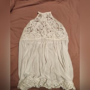 Size 3, white lingerie